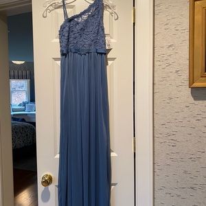 Blue long dress in size 14.